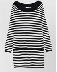 Max Mara - Cashmere Fine-Knit Slim-Fit Boat Neck Long-Sleeve Sweater - Lyst
