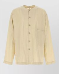 Lemaire - Jersey Shirt Long Sleeves Chest Pocket - Lyst