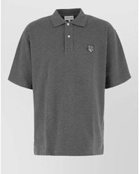 Maison Kitsuné - Polo Shirt Short Sleeves Collar - Lyst