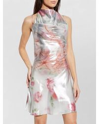 DIESEL - Draped Slim-Fit Knee-Length Dress - Lyst