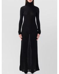 THE GARMENT - Maxi Dress High Neck Long Sleeve Sheer - Lyst