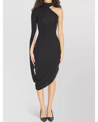 Alexander Wang - Asymmetric One-Shoulder Draped Midi Dress - Lyst