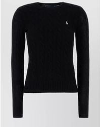 Polo Ralph Lauren - Cashmere Wool Cable-Knit Crewneck Jumper - Lyst
