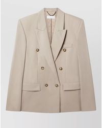 Stella McCartney - Wool Double-Breasted Suit Jacket - Lyst