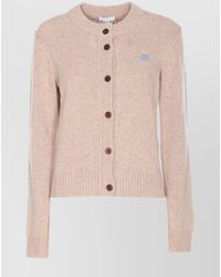 Ganni - Knitwear With Long Sleeves And V-Neck - Lyst