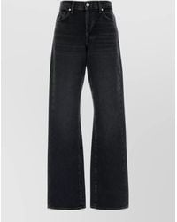 7 For All Mankind - Denim Wide-Leg Trousers - Lyst