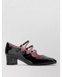 CAREL PARIS - Kina Leather Ballerina Pumps Closed Toe - Lyst