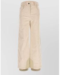 Moncler - Corduroy Wide-Leg Trousers - Lyst