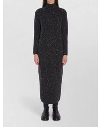 The Row - Cashmere Turtleneck Long-Sleeve Maxi Dress - Lyst