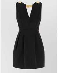Elisabetta Franchi - Cotton Mini Dress - Lyst