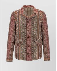 Etro - Balmacaan Overshirt - Lyst
