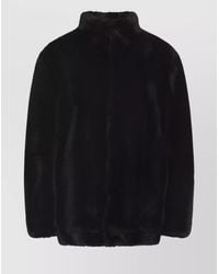 MM6 by Maison Margiela - Faux Fur Relaxed-Fit Jacket - Lyst