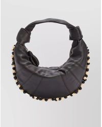 Lemaire - Lamb Leather Beaded Mini Shoulder Bag - Lyst