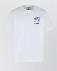 CASABLANCA - Graphic Print Cotton Crew Neck T-Shirt - Lyst