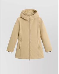 Woolrich - Parka Hooded Quilted Detail - Lyst