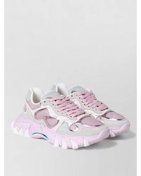 Balmain - Leather Low-Top Sneakers - Lyst