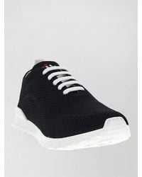 Kiton - Sneakers Contrast Heel Tab Knit Upper - Lyst