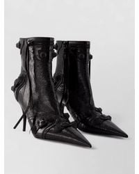 Balenciaga - Cagole H90 Ankle Boots Grained Lambskin - Lyst