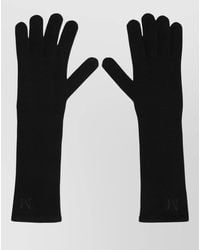 Max Mara - Long Ribbed Cashmere Gloves Stretchy Design - Lyst
