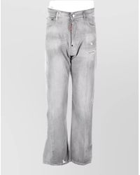 DSquared² - Denim Loose Twist Straight-Leg Jeans - Lyst