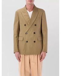 Dries Van Noten - Cotton Double-Breasted Blazer - Lyst