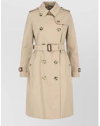 Burberry - Belted Waist Jacket Epaulettes Storm Flap - Lyst