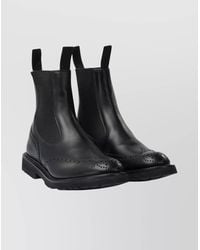Tricker's - Chunky Sole Round Toe Ankle Boots - Lyst