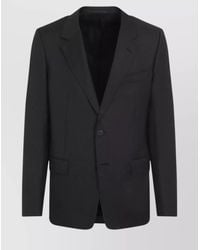 Lanvin - Virgin Wool Single Breasted Tailored Jacket - Lyst