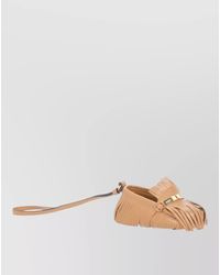 Tod's - Wrist Strap Key Pouch Fringe Trim - Lyst