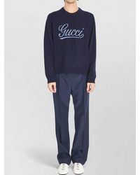 Gucci - Wool Ribbed Regular-Fit Crew-Neck Sweater - Lyst