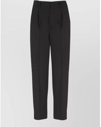PT Torino - Straight Pants Pleated Front Elastic Waist - Lyst