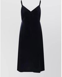 Aspesi - Silk-Blend Knee-Length Dress - Lyst