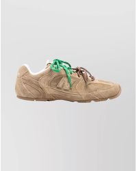 Miu Miu - Leather Low-Top Sneakers - Lyst