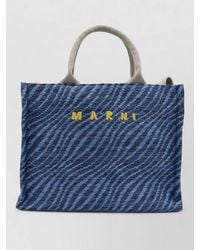 Marni - Tropicalia Small Fabric Tote Bag - Lyst