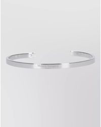 Maison Margiela - Slim Open Cuff Bracelet Minimal Band - Lyst