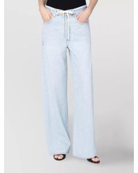 Citizens of Humanity - Denim Wide-Leg Trousers - Lyst