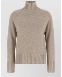 Max Mara - Cashmere Wool High Neck Sweater - Lyst