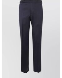 Lardini - Virgin Wool Regular-Fit Tailored Trousers - Lyst