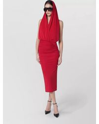 ANDAMANE - Hooded Midi Dress - Lyst