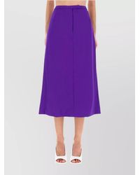 Dries Van Noten - Wool High-Rise Midi Skirt - Lyst