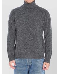 Roberto Collina - Cashmere Merino Wool Turtleneck Jumper - Lyst