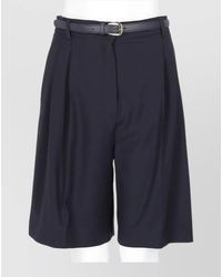 Max Mara - Virgin Wool Bermuda Shorts - Lyst