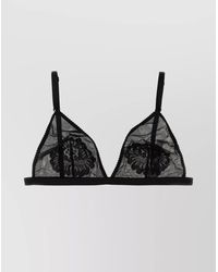 Dolce & Gabbana - Floral Lace Triangle Bra - Lyst