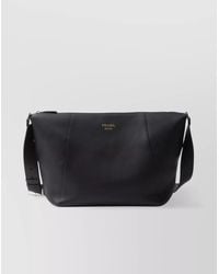 Prada - Leather Strap Shoulder Bag - Lyst