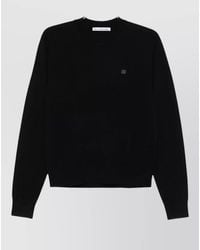 Acne Studios - Long Sleeve Crew Neck Knit Sweater - Lyst