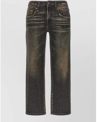 R13 - Straight Boy Jeans Belt Loops Design - Lyst