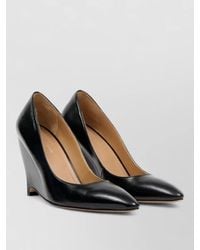 Maison Margiela - Heel Less Pointed Toe Wedge Pumps - Lyst