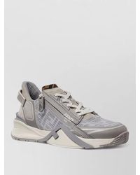 Fendi - Leather Flow Low-Top Sneakers - Lyst