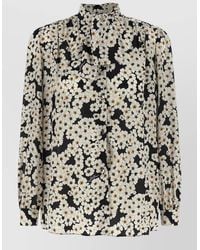 Valentino Garavani - Silk Printed Blouse - Lyst
