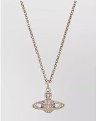 Vivienne Westwood - Orb Crystal Pendant Chain Link Necklace - Lyst